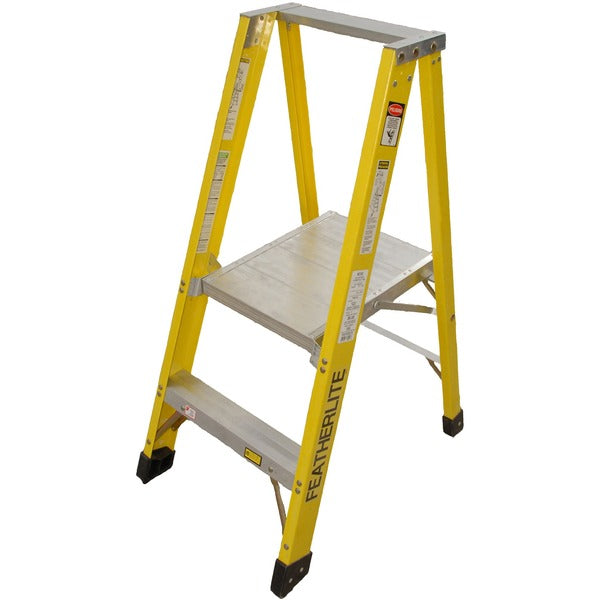 Featherlite 6500 6504 Stool - 300 lb (136077.71 g) Load Capacity48" (1219.20 mm) Height - Yellow