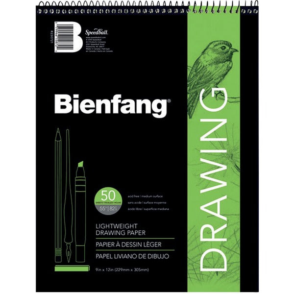 Bienfang Drawing Pad - 30 Sheets - Wire Bound - 70 lb (31751.47 g) Basis Weight - 14" (355.60 mm) Height x 11" (279.40 mm) Width - White Paper - Acid-free - 1 Each