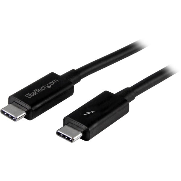 StarTech.com 1m (3.3ft) Thunderbolt 3 Cable, 20Gbps, 100W PD, 4K Video, Thunderbolt-Certified, Compatible w/ TB4/USB 3.2/DisplayPort - 1m (3.3ft) Passive Thunderbolt 3 cable - Delivers consistent 20 Gbps performance - Compatible with TB4, USB4/USB-C - 4K