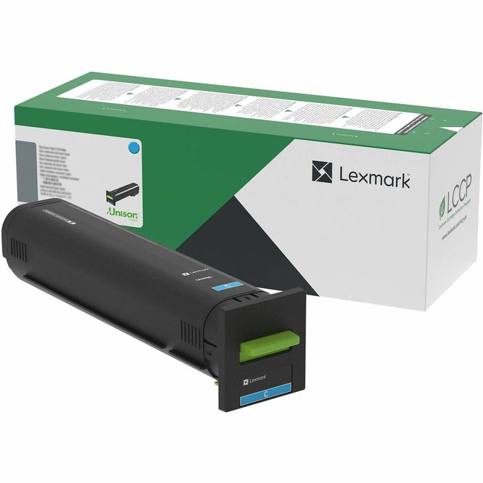Lexmark Unison Original Toner Cartridge - Laser - Standard Yield - 22000 Pages - Cyan - 1 Each