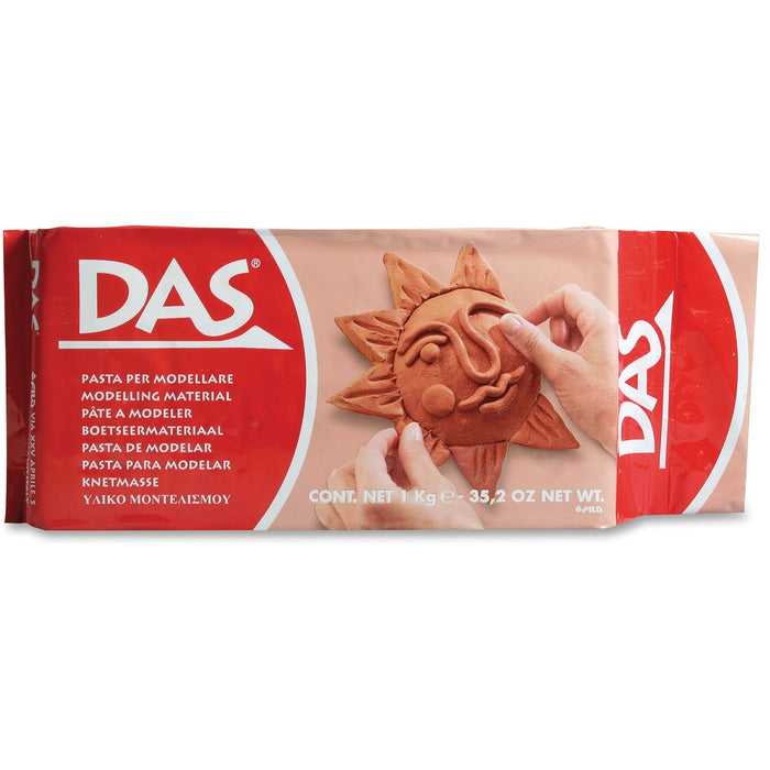 Dixon Das Modeling Material - Art Project, Painting, Decoration - 2.20 lb (997.90 g) Basis Weight - Terra Cotta - 1 Each