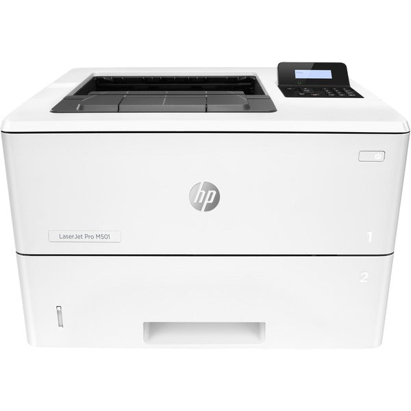 HP LaserJet Pro M501 M501dn Desktop Laser Printer - Monochrome - 45 ppm Mono - 4800 x 600 dpi Print - Automatic Duplex Print - 650 Sheets Input - Ethernet - 100000 Pages Duty Cycle - Plain Paper Print - USB