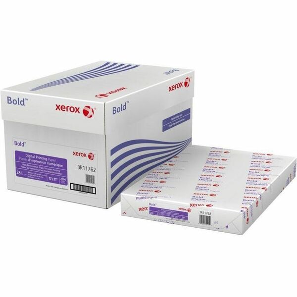 Xerox Bold Digital Printing Paper - 100 Brightness - 94% Opacity - Ledger - 17" (431.80 mm) x 11" (279.40 mm) - 28 lb (12700.59 g) Basis Weight - Smooth - Uncoated, ColorLok Technology - 500 Sheets - 500 / Pack