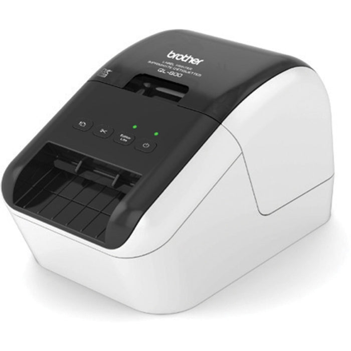 Brother QL800 Direct Thermal Printer - Two-color - Label Print - USB - 1.6 lps Mono - 300 x 600 dpi - 2.44" (61.98 mm) Width - For PC, Mac