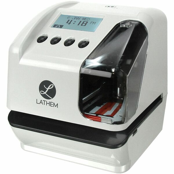 Lathem LT5 Electronic Time and Date Stamp - Card Punch/Stamp - Digital - Time, Date Record Time