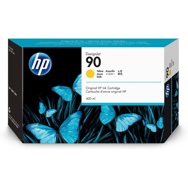 HP 90 (C5065A) Original Ink Cartridge - Single Pack - Inkjet - Yellow - 1 Each