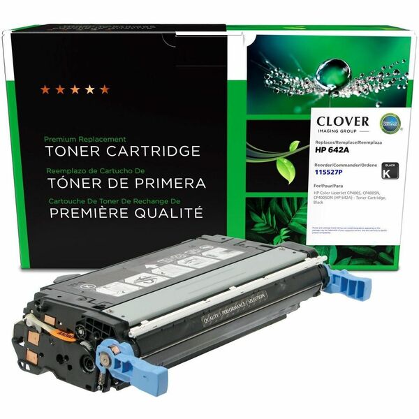 CIG Remanufactured Laser Toner Cartridge 642A (HP 642A, HP CB400A) - Black - 1 Each - 7,500 Pages