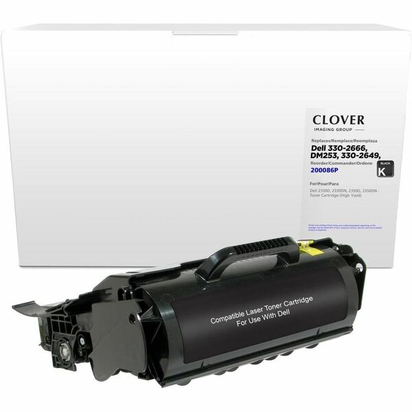 CIG Remanufactured High Yield Laser Toner Cartridge Dell 330-2649, Dell 330-2650, Dell 330-2666, Dell 330-2667, Dell DM253, Dell RR700 - Black - 1 Each - 6,000 Pages