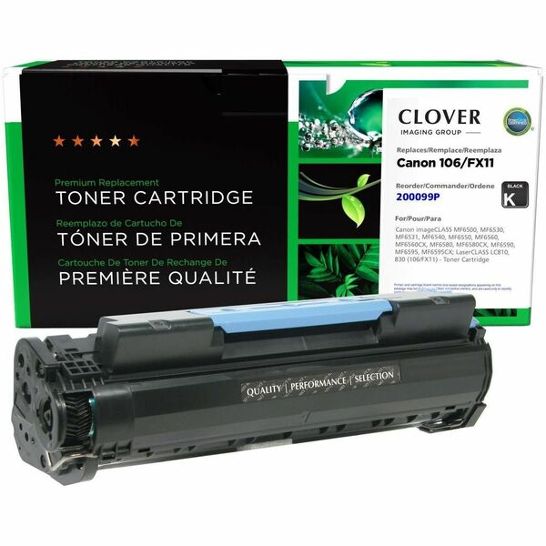 CIG Remanufactured Laser Toner Cartridge - Alternative for Canon 0264B001AA,1153B001AA - Black - 1 Each - 5,000 Pages