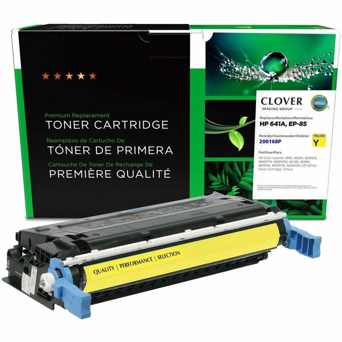 CIG Remanufactured Laser Toner Cartridge 641A (Canon 6822A004AA, Canon EP-85, HP 641A, HP C9722A) - Yellow - 1 Each - 8,000 Pages