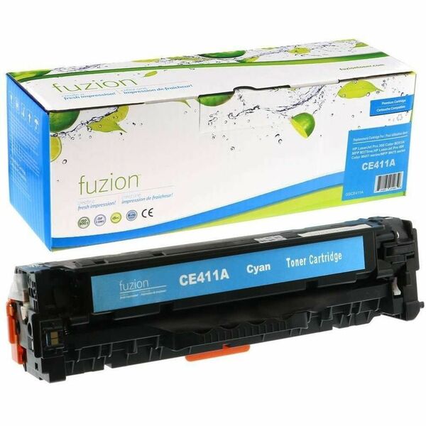 fuzion Remanufactured Toner for HP CE411A (305A) - Cyan - Yield: 2600