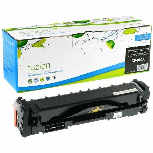 fuzion - Alternative for HP CF400X (201X) Compatible Toner - Black - Laser - High Yield - 1 Each