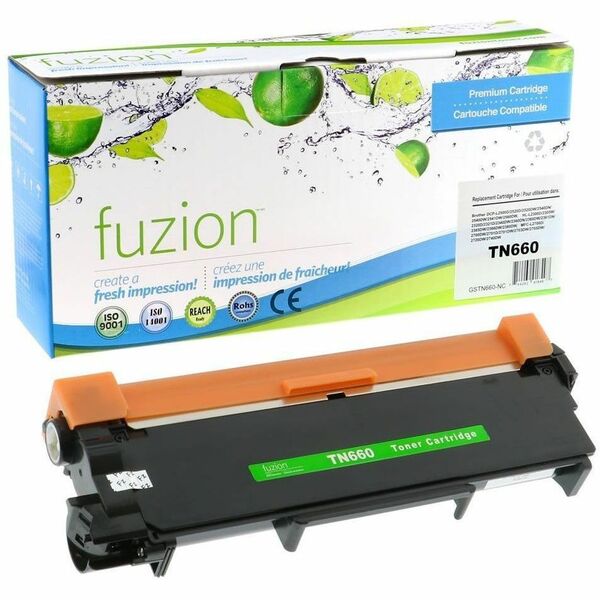 fuzion - Alternative for Brother TN660 Compatible Toner - Black - 2600 Pages
