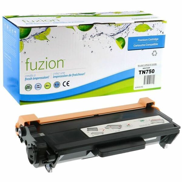 fuzion - Alternative for Brother TN750 Compatible Toner - Black - 8000 Pages