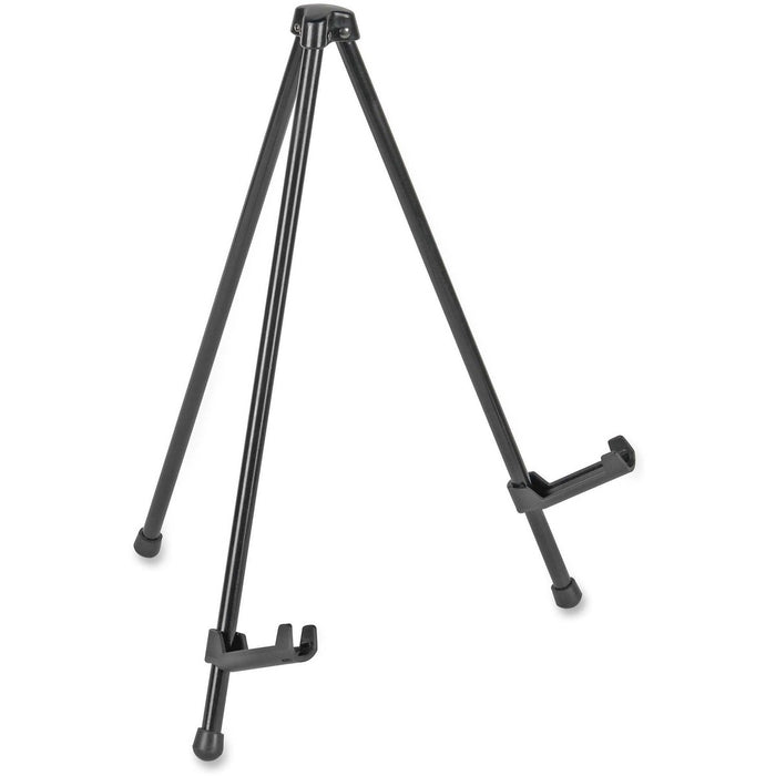 MasterVision Heavy-Duty Instant Display Easel - 5 lb (2267.96 g) Load Capacity - 14.25" (361.95 mm) Height - Tabletop - Metal - Black