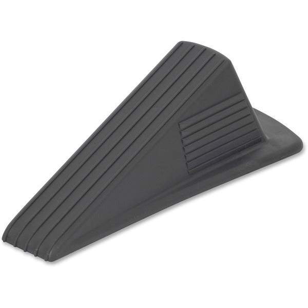Merangue Black Jumbo Door Wedge - 2" (50.80 mm) Door Clearance - Durable, Long Lasting, Non-marring Tip, Crush Resistant - Rubber - 2" (50.80 mm) Height x 3.50" (88.90 mm) Width - Black - 1 Each