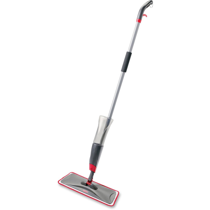 Rubbermaid Floor Cleaner - MicroFiber Head - 1" (25.40 mm) Diameter Handle - Refillable, Comfortable Grip, Washable, Reusable - 1 Each