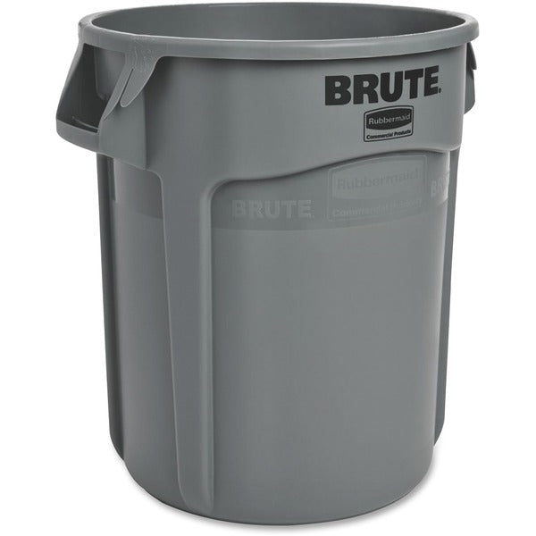 Rubbermaid Commercial BRUTE Container without Lid - 75.71 L Capacity - Round - UV Resistant - 19.4" (492.76 mm) Diameter - Gray - 1 Each