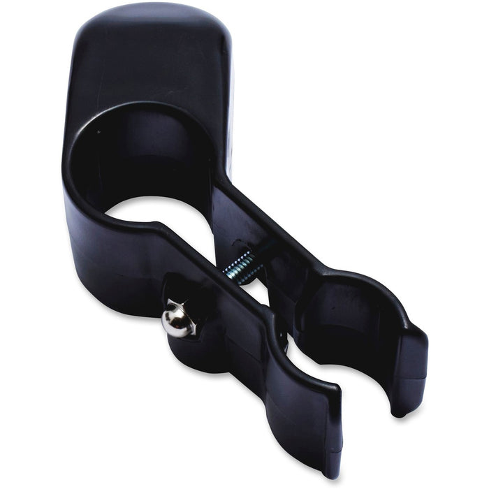 Rubbermaid Commercial 2535 Lobby Pro Upright Dust Pan Hanger Bracket - 4" (101.60 mm) Length x 1.2" (30.48 mm) Width x 1.2" (30.48 mm) Height - Polypropylene - Black - 1 Each