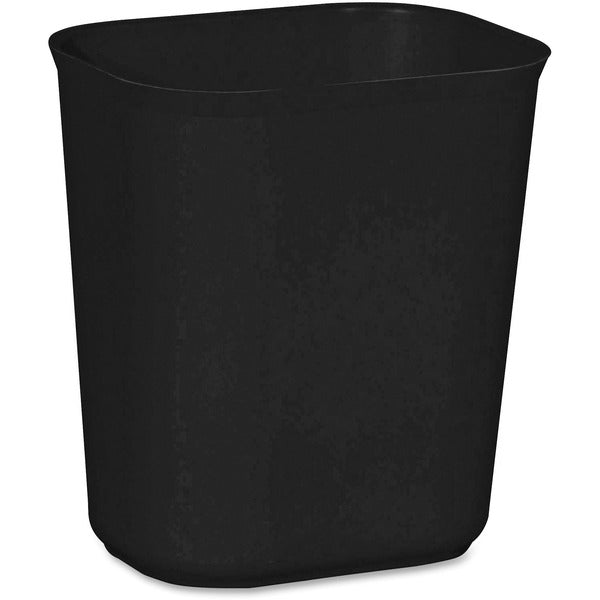 Rubbermaid Wastebasket - Fire Resistant - Black - 1 Each