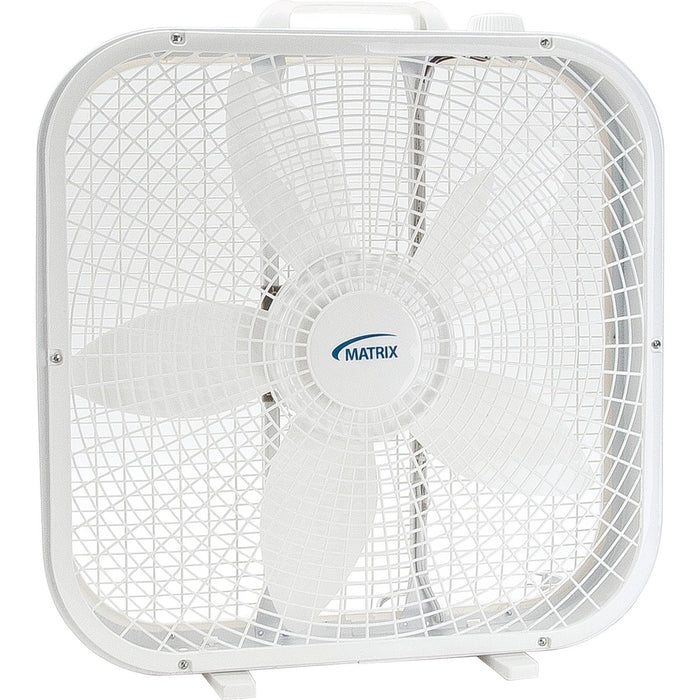 Matrix Floor Fan - 5 Blades - 20" Fan Diameter - 3 Speed - White