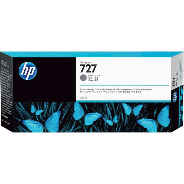 HP 727 (F9J80A) Original Inkjet Ink Cartridge - Gray - 1 Each - Inkjet - 1 Each