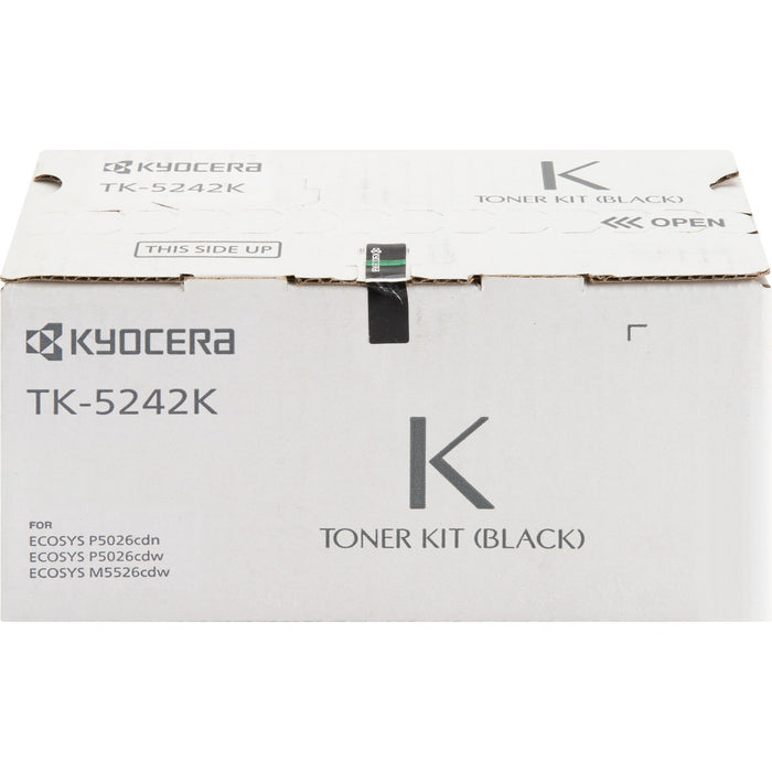 Kyocera TK-5242K Original Laser Toner Cartridge - Black - 1 Each - 4000 Pages