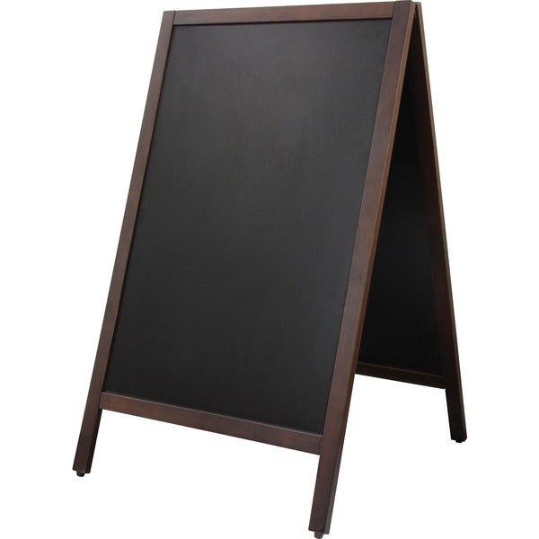Quartet Double-Sided Sidewalk Chalkboard Sign - 17" (431.80 mm) Width x 29" (736.60 mm) Height - 1 Each