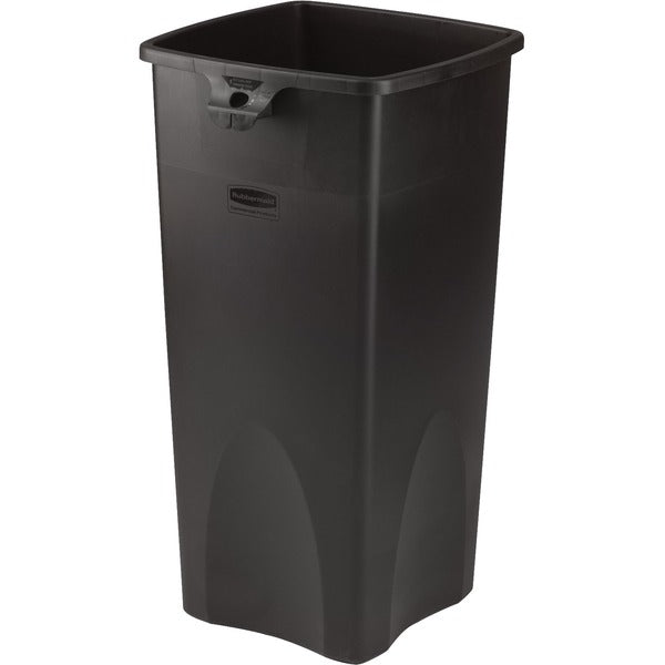 Rubbermaid Commercial 3569-88 Untouchable Square Container - 87.06 L Capacity - Square - Durable, Crack Resistant - 30.9" (784.86 mm) Height x 15.5" (393.70 mm) Width - Black - 4