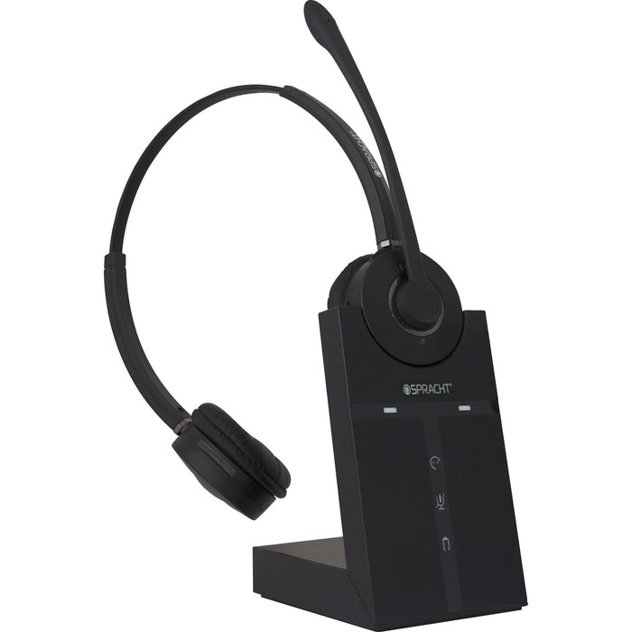 Spracht ZUM Maestro DECT Headset - Stereo - Wireless - DECT 6.0 - 350 ft (106.68 m) - 32 Ohm - 300 Hz to 3.40 kHz - Over-the-head - Binaural - Supra-aural - Noise Canceling