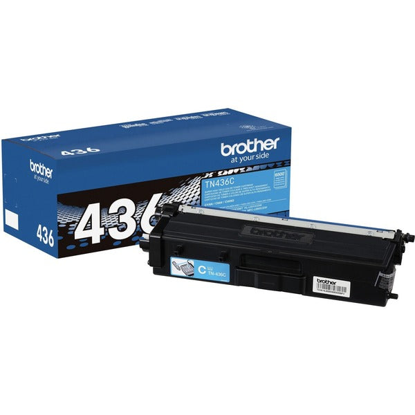 Brother TN436C Original Laser Toner Cartridge - Cyan - 1 Each - 6500 Pages