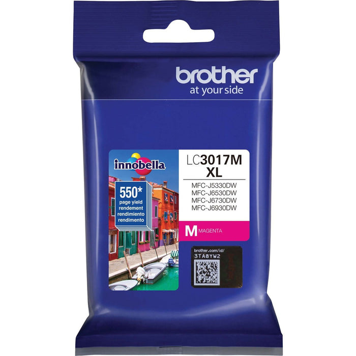 Brother Innobella LC3017MS Original High Yield Inkjet Ink Cartridge - Magenta - 1 / Pack - 550 Pages