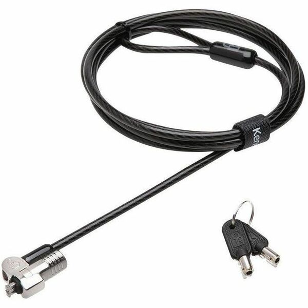 Kensington Nanosaver Cable Lock - 6 ft (1.83 m) Cable - Keyed Lock - Carbon Steel, Plastic - For Notebook