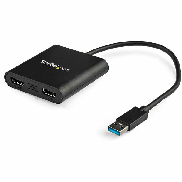 StarTech.com USB 3.0 to Dual HDMI Adapter, USB to 2x HDMI Monitor Converter for Windows (no support for macOS/ChromeOS/Linux) - TAA - Windows only; No support for macOS, ChromeOS or Linux - Works w/ Windows X86/X64/ARM (Intel, AMD, Snapdragon X Copilot+ P