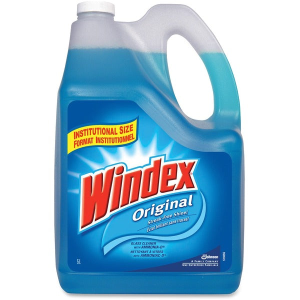 Windex&reg; Glass & Multi-Surface Cleaner - 5 L - Streak-free, Phosphate-free, Film-free Bottle - 1 Each