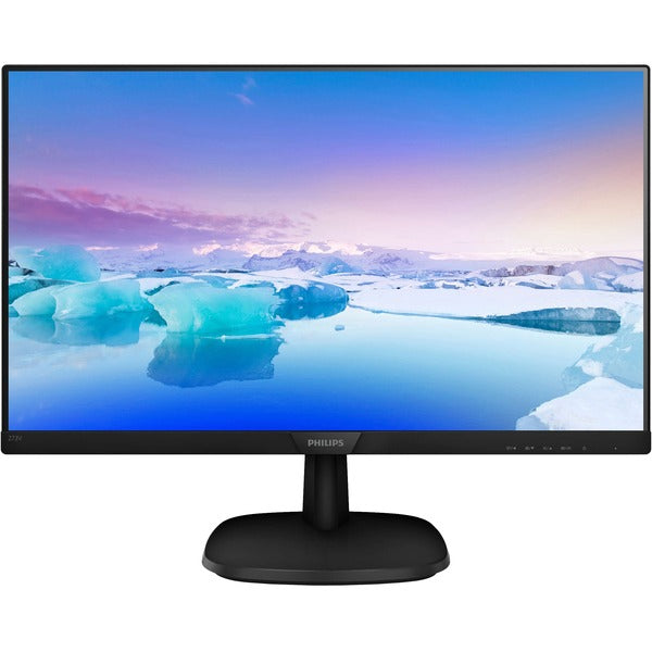 Philips V-line 243V7QJAB Full HD LCD Monitor - 16:9 - Textured Black - 23.8" Viewable - In-plane Switching (IPS) Technology - WLED Backlight - 1920 x 1080 - 16.7 Million Colors - 250 cd/m² - 5 ms - 75 Hz Refresh Rate - Speakers - HDMI - VGA - Display