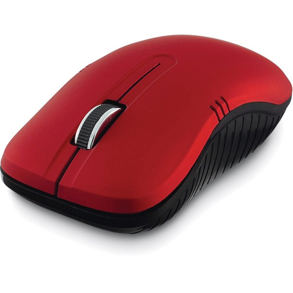 Verbatim Wireless Notebook Optical Mouse, Commuter Series - Matte Red - Optical - Wireless - Radio Frequency - Matte Red - USB Type A - 1200 dpi - Scroll Wheel - 3 Button(s) - Symmetrical - 1