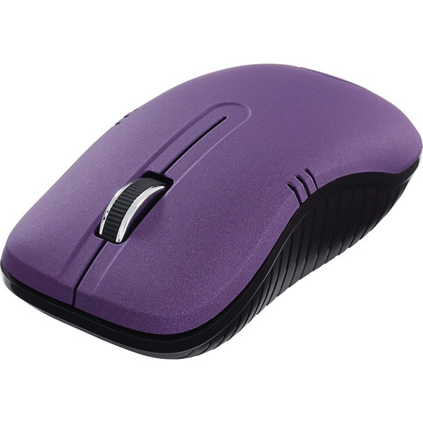 Verbatim Wireless Notebook Optical Mouse, Commuter Series - Matte Purple - Optical - Wireless - Matte Purple - 3 Button(s) - 1 Each