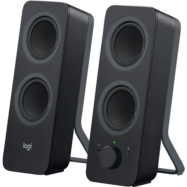 Logitech Z207 Bluetooth Speaker System - 5 W RMS - Black - 2 / Pack