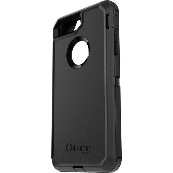 OtterBox Defender Carrying Case (Holster) Apple iPhone 7 Plus, iPhone 8 Plus Smartphone - Black - Dust Resistant Port, Dirt Resistant Port, Lint Resistant Port, Impact Absorbing, Drop Resistant, Bump Resistant, Scratch Resistant Screen Protector, Shock Re