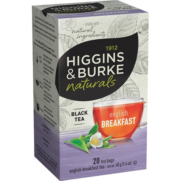 Higgins & Burke Naturals English Breakfast Black Tea Black Tea - Black Tea - 20 / Box