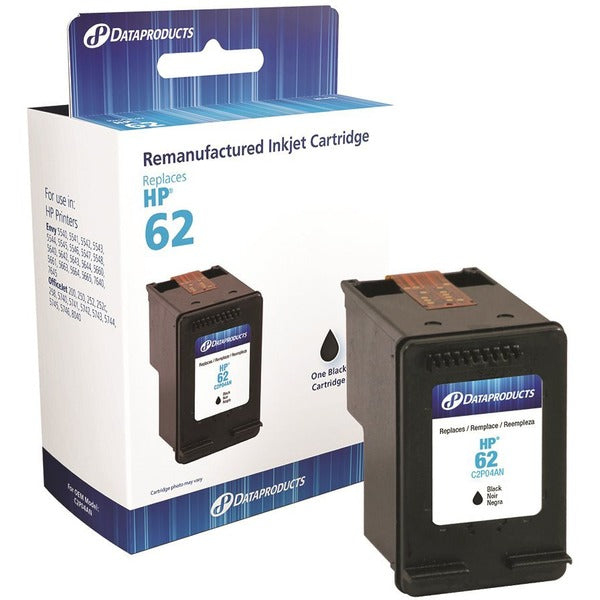 Dataproducts Remanufactured Inkjet Ink Cartridge 62 - Black - 1 Each - 200 Pages