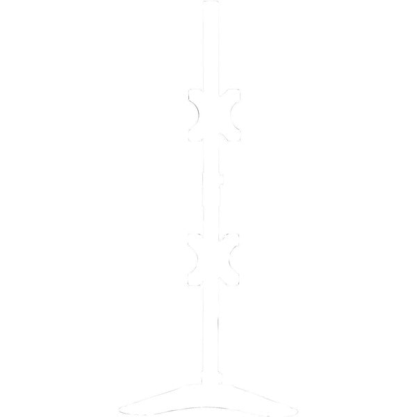 Fellowes Professional Series Dual Stacking Monitor Arm - Up to 32" Screen Support - 17.60 lb (7983.23 g) Load Capacity - 35.50" (901.70 mm) Height x 15.31" (388.87 mm) Width - Freestanding - Black