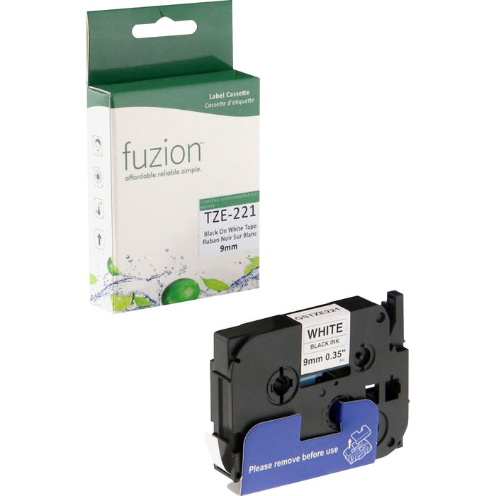 fuzion TZe Laminated Tape - White - Laminated - 1 Each