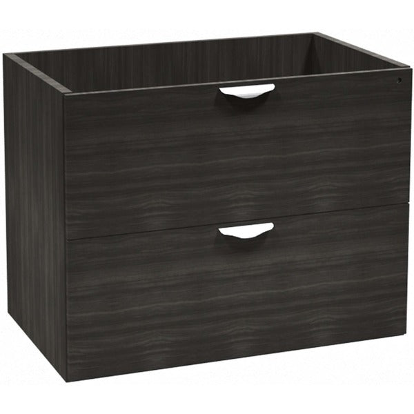 Heartwood Innovations Grey Dusk Laminate Desking - 28" (711.20 mm) Height x 35.5" (901.70 mm) Width x 21.8" (552.45 mm) Depth, x 0.5" (12.70 mm) Thickness Side Panel - Finish: Gray Dusk - 1 Each