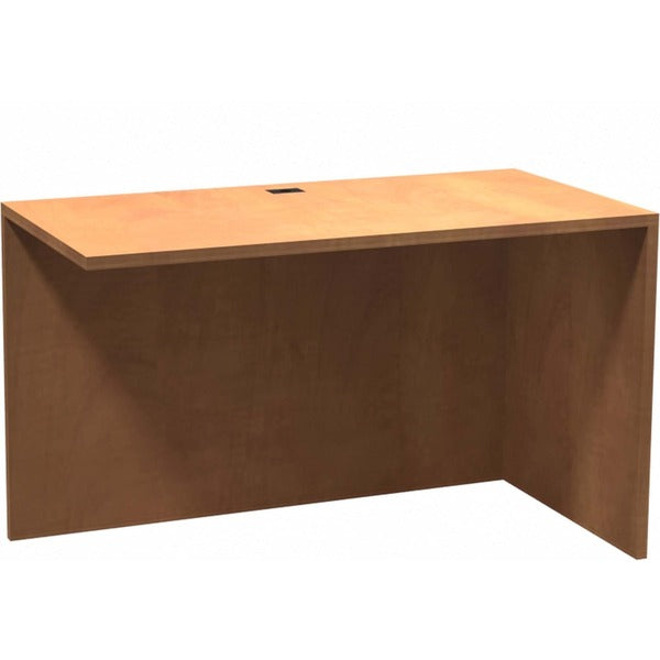 Heartwood Innovations Sugar Maple Laminated Desk Suites - x 1" (25.40 mm) Thickness Top, 29" (736.60 mm) Height x 47.5" (1206.50 mm) Width x 23.8" (603.25 mm) Depth - Finish: Sugar Maple - Thermofused Laminate (TFL) Table Top - 1 Each