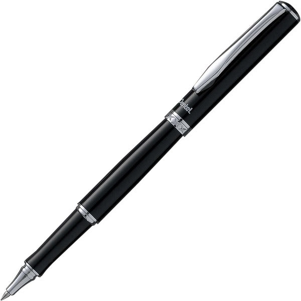 Pentel Sterling 0.7mm Gel Roller Pens - 0.7 mm (0.03") Pen Point - Black Ink - Liquid Gel Ink - Black Barrel - 1 Each
