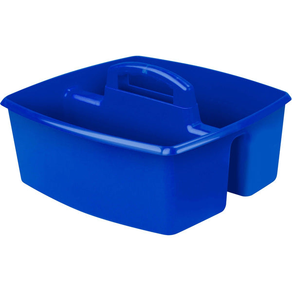 Storex Classroom Caddy - 6.4" (161.92 mm) Height x 11" (279.40 mm) Width x 13" (330.20 mm) Length - Tabletop - Blue - Plastic - 1 Each