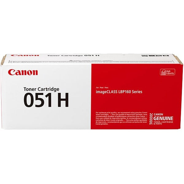 Canon 051 H Original High Yield Laser Toner Cartridge - Black - 1 Each - 4000 Pages
