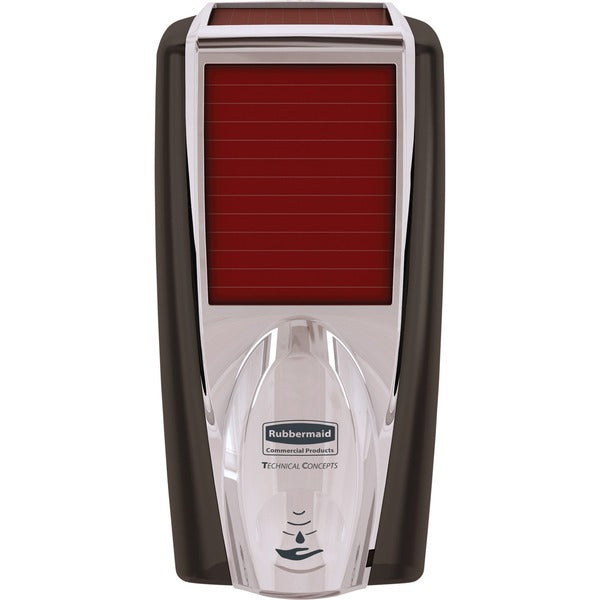 Rubbermaid Commercial LumeCell AutoFoam Dispenser - Automatic - 1.10 L Capacity - Touch-free - Black, Chrome - 1 Each